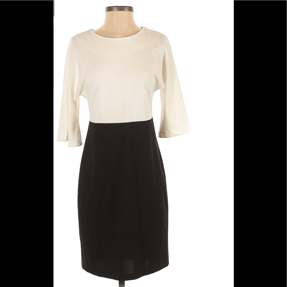 Sabrina Diamanti White & Black Dress Size Large NWT